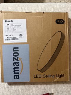 Real photo of Flush Mount LED Ceiling Light Fixture Black, 12Inch 28W, Dimmable 3000K-4500K-6000K Ceiling Lamp 3200LM Low Profile Ceiling Light for Kitchen Bedroom Hallway